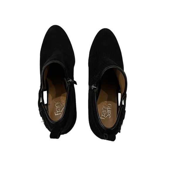 Franco Sarto Dakota Side Zip Booties, Black Women’s Size 10M - Picture 5 of 10
